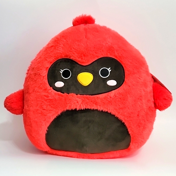 Jazwares Original Squishmallows 14" Fuzz-A-Mallows Cazlan the Cardinal SFZ12 #48 - Picture 1 of 8